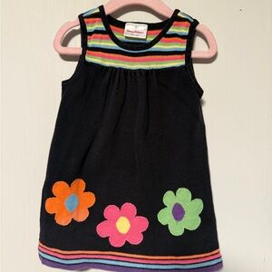 Hanna Andersson black sweater dress size 90 (3)